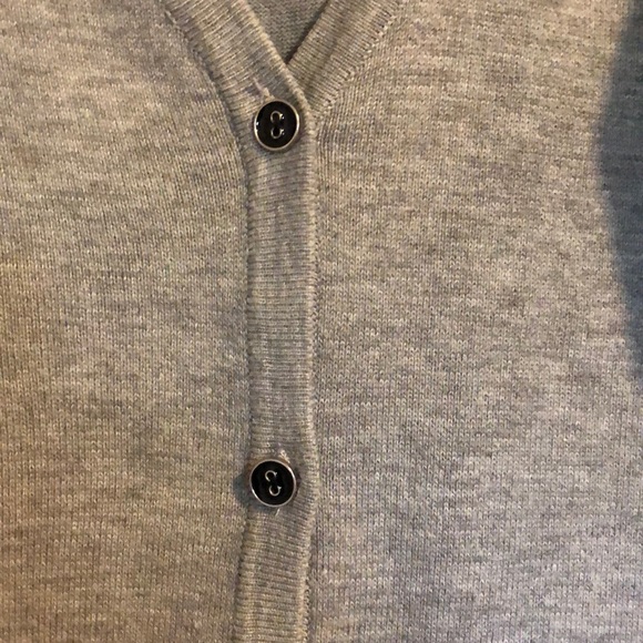 Gray cardigan sweater - Picture 2 of 4